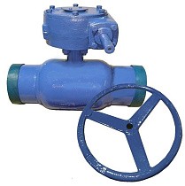 Краны стальные шаровые цельносварные КШ.Ц.П.Р DN 125 PN 25 приварные с редуктором Seagull купить в Краснодаре | "Проконсим"
