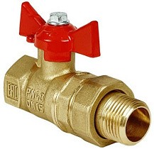 Краны латунные шаровые 11Б27фт1М DN 15-32 PN 40 бабочка-американка Valfex.230 Standart ГОСТ Р 59553 купить в Краснодаре | "Проконсим"