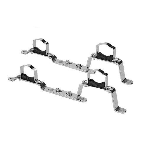 Кронштейн стальной Varmega VM15970 никелированный DN25 195-260мм регулируемый на 2 хомута для коллектора (2 шт.) купить в Краснодаре | "Проконсим"
