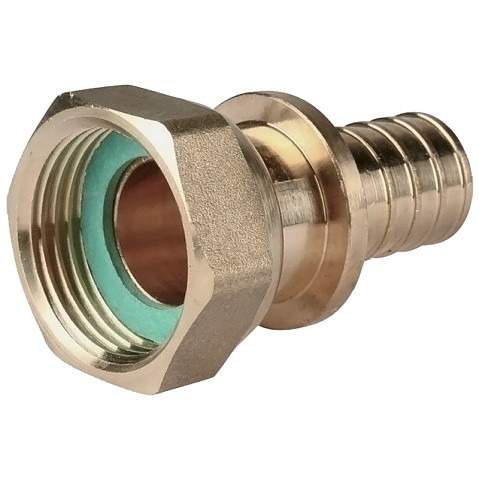 Муфта соединительная для PEX труб 25-3/4'' PN 10 с накидной гайкой под надвижную гильзу Hipex типS HFWS00042 купить в Краснодаре | "Проконсим"