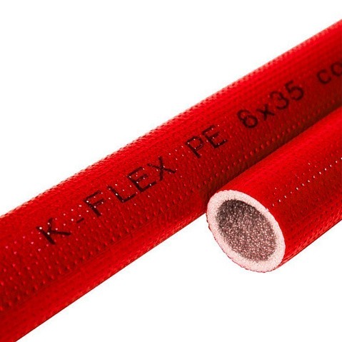 Трубка теплоизоляционная K-FLEX COMPACT RED, DN 15 толщина 13мм от -40 до +95°C длина 2м купить в Краснодаре | "Проконсим"