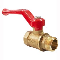 Краны латунные шаровые 11Б27фт1М DN 15-20 PN 25 рычаг муфта-штуцер Valfex Optima.215.LOR1 купить в Краснодаре | "Проконсим"