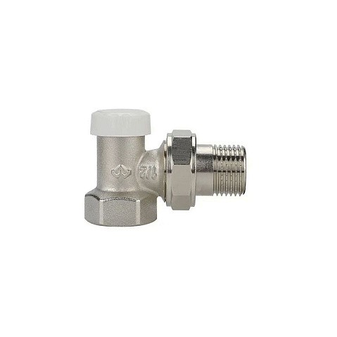 Клапан радиаторный VARMEGA VM10201 DN15 PN10 угловой настроечный G-1/2'' муфта-штуцер купить в Краснодаре | "Проконсим"