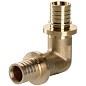 Угольник латунный для PEX-PEX труб 25-25 PN 10 под надвижную гильзу Hipex типS HFWS00032 купить в Краснодаре | "Проконсим"