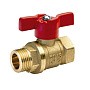 Краны латунные шаровые 11Б27п1 DN 15-25 PN 40 бабочка муфта-штуцер БАЗ Standart купить в Краснодаре | "Проконсим"