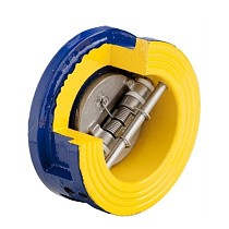 Клапаны обратные 2-створчатые DN 50-150 PN 16  чугунные створки межфланцевые Zetkama zCHE.407A купить в Краснодаре | "Проконсим"