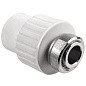 Муфта комбинированная ПП 20-3/4'' PN 25 с накидной гайкой белая РТП 10697 купить в Краснодаре | "Проконсим"