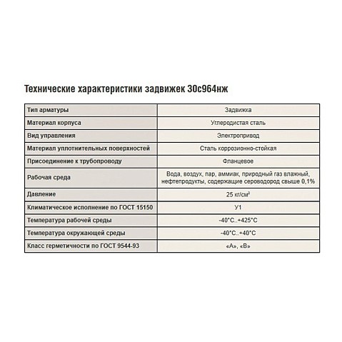 Задвижка стальная 30с964нж DN 800 PN 25 фланцевая под привод тип Д, класс ''А'' L=1000мм САЗ АВАНГАРД купить в Краснодаре | "Проконсим"