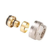 Евроконус обжимной DN 16-20 PN 10 для PEX и МП-труб c накидной гайкой MVI купить в Краснодаре | "Проконсим"