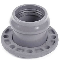 Патрубки НПВХ раструбные SDR26 DN 90-315 PN 10 с металлическим фланецем Хемкор купить в Краснодаре | "Проконсим"