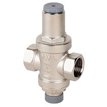 Регулятор давления латунный MVI SE.455.04 DN 15 PN 16 под манометр 1/4 поршневой Рнастр=3 бар никелированный муфта-муфта купить в Краснодаре | "Проконсим"