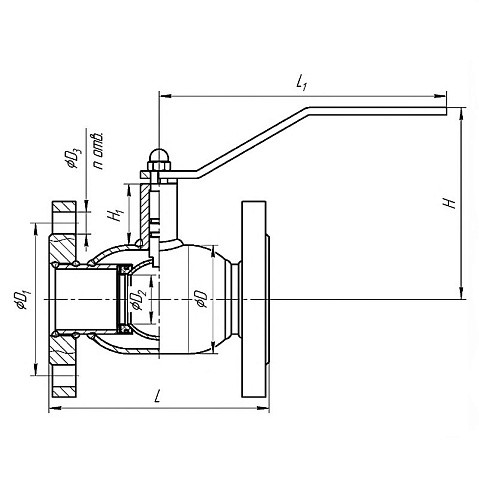 Краны стальные шаровые DN 50-100 PN 16-40 фланцевые под задвижку рычаг Temper купить в Краснодаре | "Проконсим" Краны стальные шаровые DN 50-100 PN 16-40 фланцевые под задвижку рычаг Temper купить в Краснодаре | "Проконсим"