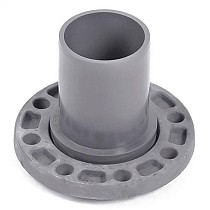 Патрубки НПВХ гладкие SDR26 DN 90-315 PN 10 с металлическим фланецем Хемкор купить в Краснодаре | "Проконсим"