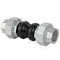 Компенсатор EPDM с оцинкованными чугунными резьбовыми патрубками DN 50 PN 16 Рашворк 505-050-16 купить в Краснодаре | "Проконсим"