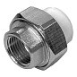 Муфта комбинированная ПП 75-21/2'' PN 25 разъёмная с внутренней резьбой белая РТП 22675 купить в Краснодаре | "Проконсим"