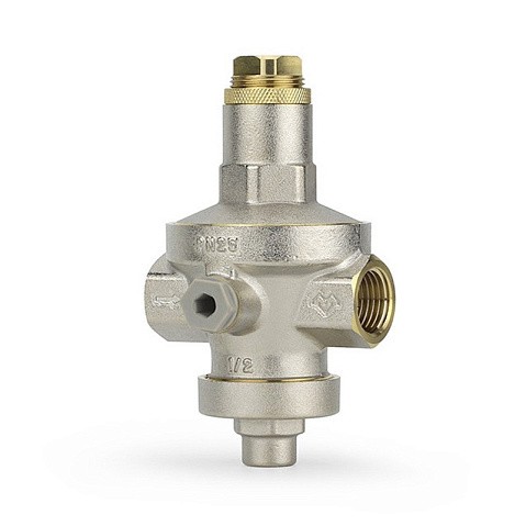 Регулятор давления VARMEGA VM128 DN 20 PN25 мембранный под манометр 3,5kv G-3/4'' никелированный купить в Краснодаре | "Проконсим"