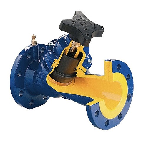 Клапан чугунный Zetkama zSTA.447C400C72, DN 400 PN 16, Kvs 3232,0 м3/ч, балансировочный, фланцевый, ручной купить в Краснодаре | "Проконсим"