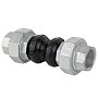 Компенсатор EPDM с оцинкованными чугунными резьбовыми патрубками DN 15 PN 16 Рашворк 505-015-16 купить в Краснодаре | "Проконсим"