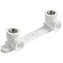 Угольник установочный двойной ПП 20-1/2'' PN 25 с внутренней резьбой белый VALFEX  купить в Краснодаре | "Проконсим"