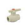 Краны шаровые ПП DN 20-63 PN 25 с металлическим шаром серые Valfex купить в Краснодаре | "Проконсим"