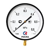 Манометры ТМ-810Р.00 котловый, 250мм, M20x1,5, радиальные РСМ купить в Краснодаре | "Проконсим"