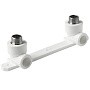Угольник установочный двойной ПП 20-1/2'' PN 25 с наружной резьбой белый Pro Aqua PA280108P купить в Краснодаре | "Проконсим"