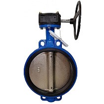 Затворы чугунные дисковые DN 150-800 PN 16 межфланцевые с чугунным диском с редуктором СибЗТА 32ч501р купить в Краснодаре | "Проконсим"