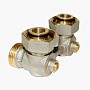 Узел нижнего подключения Vekotrim DN 15 PN 10 угловой двухтрубный 20-3/4'' под евроконус, муфта купить в Краснодаре | "Проконсим"