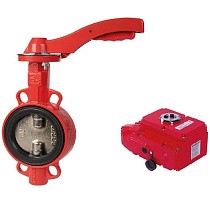 Затворы чугунные дисковые DN 50-300 PN 16 с электроприводом 220В диск из нержавеющей стали РАШВОРК купить в Краснодаре | "Проконсим"