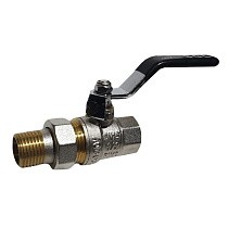Краны латунные шаровые 11Б27п DN 15-50 PN 25-40 комбинированные рычаг американка SGL купить в Краснодаре | "Проконсим"