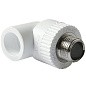 Угольники ПП DN 20-32 PN 25 комбинированные с наружной резьбой белые Pro Aqua купить в Краснодаре | "Проконсим"