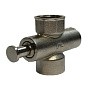 Кран латунный кнопочный КММ DN 15 PN 16 под манометр G1/2''-М20х1,5 без контрольного фланца муфта-муфта без рычага Пензапромарматура купить в Краснодаре | "Проконсим"