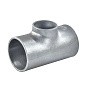 Тройник стальной Дн 133х4-108х4 (DN 125х100) переходной оцинкованный 2 исполнение ГОСТ 17376-2001 купить в Краснодаре | "Проконсим"
