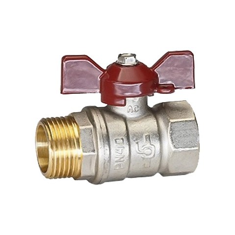 Краны латунные шаровые DN 15-32 PN 25-40 никелированные бабочка муфта-штуцер Temper серия 88 ГОСТ Р 59553 купить в Краснодаре | "Проконсим" Краны латунные шаровые DN 15-32 PN 25-40 никелированные бабочка муфта-штуцер Temper серия 88 ГОСТ Р 59553 купить в Краснодаре | "Проконсим"