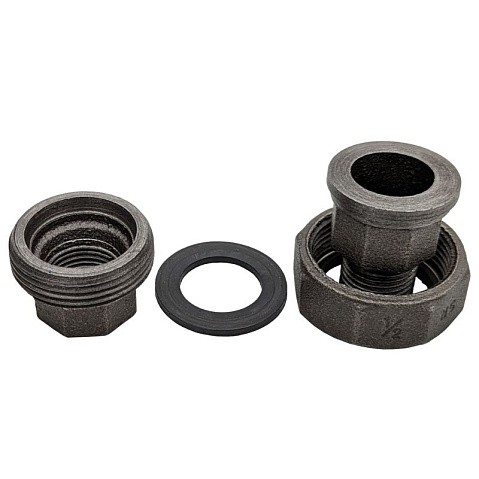 Американка чугунная DN 15-50 PN 16 муфта-штуцер с плоской прокладкой Fittex Plus купить в Краснодаре | "Проконсим"