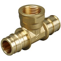 Тройники латунные для PEX труб DN 16-20 PN 10 под надвижную гильзу OP с внутренней резьбой ONE PLUS купить в Краснодаре | "Проконсим"