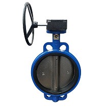 Затворы поворотные дисковые DN 150-600 PN 10-16 межфланцевые с редуктором купить в Краснодаре | "Проконсим"