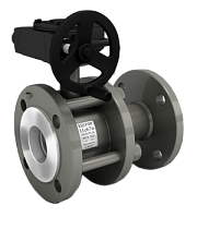 Краны стальные шаровые разборные 11с67п DN 50-150 PN 16 полнопроходные фланцевые под задвижку с редуктором LD купить в Краснодаре | "Проконсим"