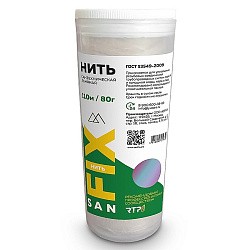  Нить льняная сантехническая 110м 80г SANFIX (228100202) со склада Проконсим в Краснодаре