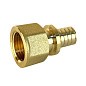Муфта латунная для PEX труб 16-1/2'' PN 16 S-2,2мм переходная под надвижную гильзу Valfex VF.402.AF купить в Краснодаре | "Проконсим"