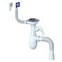 Сифон для мойки Unicorn В427, 40х50 гибкий отвод, 3 1/2'' х40 с отводом для стиральной машины, круглый и прямоугольный перелив купить в Краснодаре | "Проконсим"