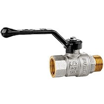 Краны латунные шаровые DN 15-50 PN 25-40 никелированные рычаг муфта-штуцер LD Pride 47.303 купить в Краснодаре | "Проконсим"