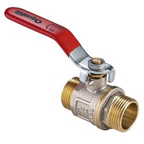 Краны латунные шаровые DN 15-25 PN 25 никелированные рычаг штуцер-штуцер MVI AquaHit BV.316.04 купить в Краснодаре | "Проконсим"