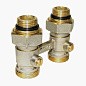 Узел нижнего подключения Vekotrim DN 15 PN 10 прямой двухтрубный 15-3/4'' с ниппелем, штуцер купить в Краснодаре | "Проконсим"