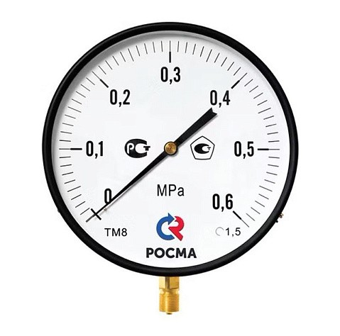 Манометры ТМ-810Р.00 котловый, 250мм, M20x1,5, радиальные РСМ купить в Краснодаре | "Проконсим" Манометры ТМ-810Р.00 котловый, 250мм, M20x1,5, радиальные РСМ купить в Краснодаре | "Проконсим"