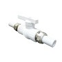 Краны шаровые ПП DN 20-32 PN 25 с двусторонним разъемным соединением белые Valfex купить в Краснодаре | "Проконсим"
