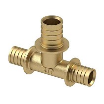 Тройники латунные для PEX-PEX труб DN 16-40 PN 16 переходные под надвижную гильзу РосТурПласт купить в Краснодаре | "Проконсим"