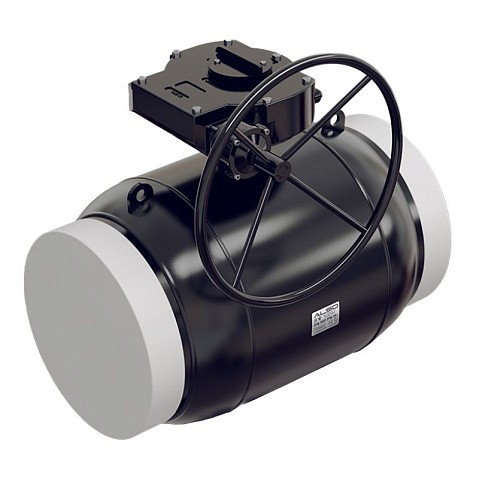 Краны стальные шаровые цельносварные DN 300-500 PN25 приварные ISO с редуктором ALSO купить в Краснодаре | "Проконсим"
