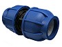 Муфта компрессионная соединительная ПНД DN 20-20 PN 16 обжимной для ПЭ труб 20-40гр. Кудиновский трубный завод