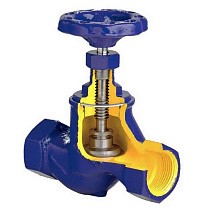 Клапаны запорные DN 10-50 PN 16 чугунные муфтовые Zetkama zGLO.201A купить в Краснодаре | "Проконсим"
